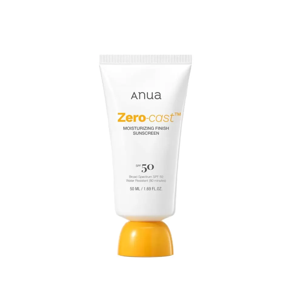 Anua Zero-Cast Moisturizing Finish Sunscreen SPF50+