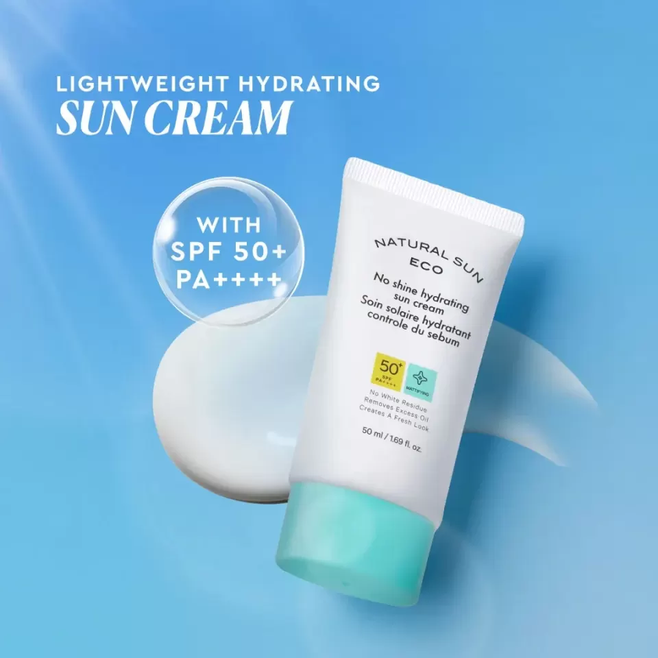 NaturalSun Eco No Shine Hydrating Sun Cream 50 ml