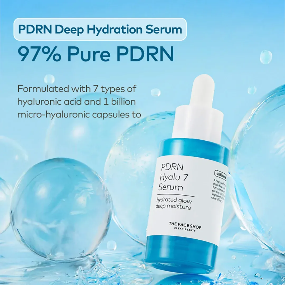 Alltimate PDRN Deep Hydration Serum with 7 Types of Hyaluronic Acid for Plump & Firm Skin 30 ml