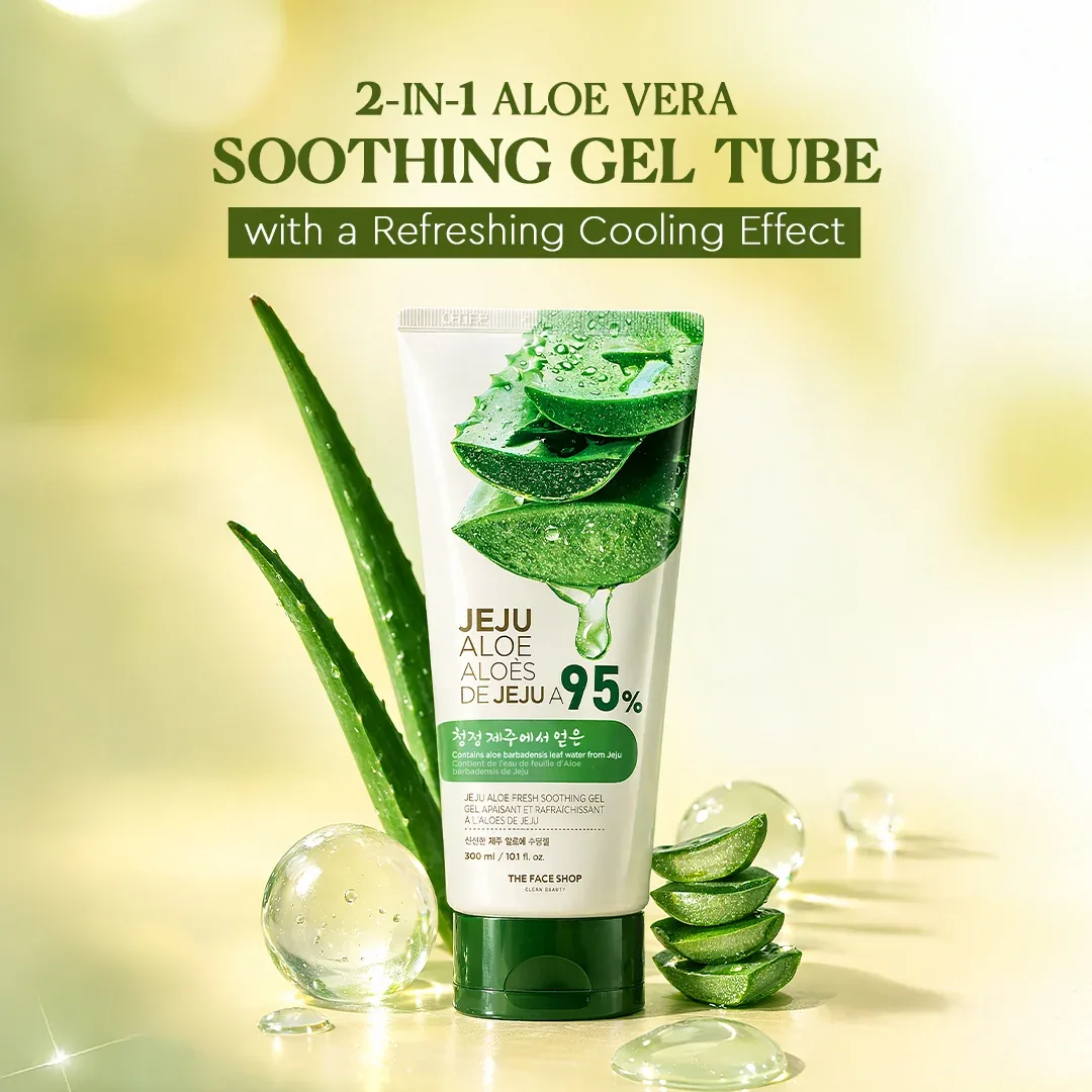Jeju Aloe Fresh Soothing Gel Tube 300 ml