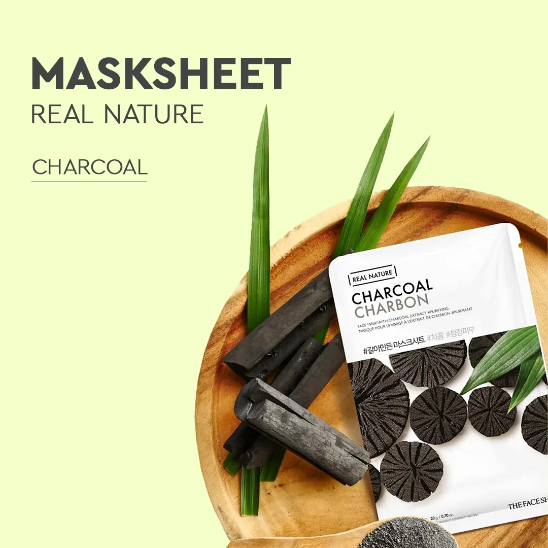 Real Nature Charcoal Face Mask 20g