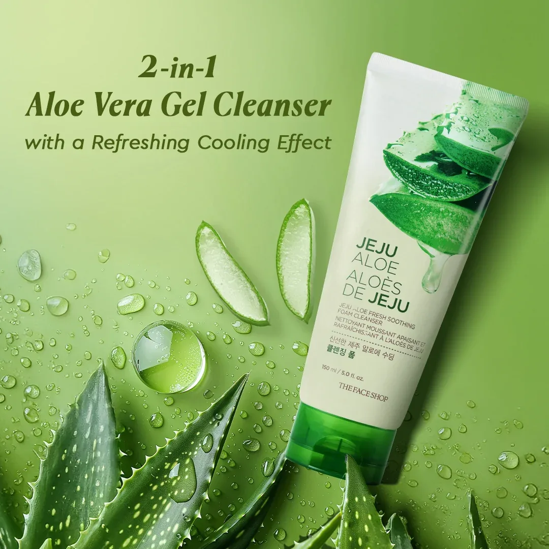 Jeju Aloe Fresh Soothing Cleansing Foam 150 ml