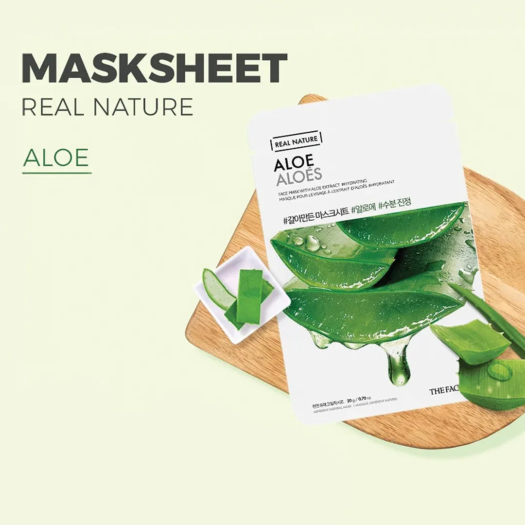 Real Nature Aloe Face Mask 20g