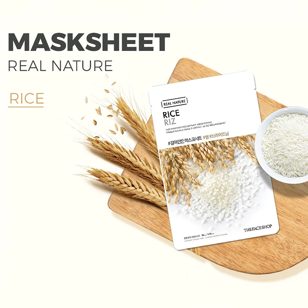Real Nature Rice Face Mask 20g
