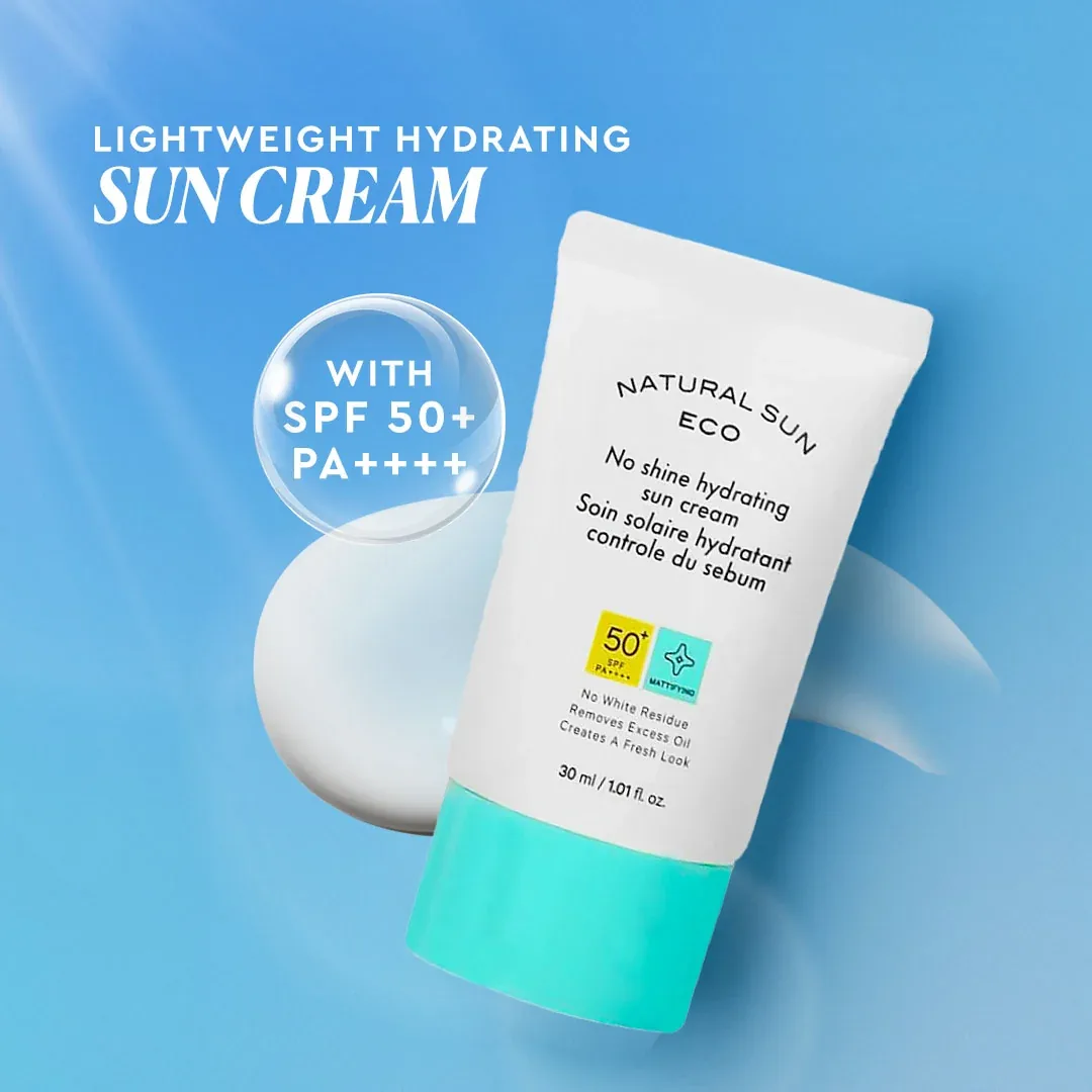 NaturalSun Eco No Shine Hydrating Sun Cream 30 ml