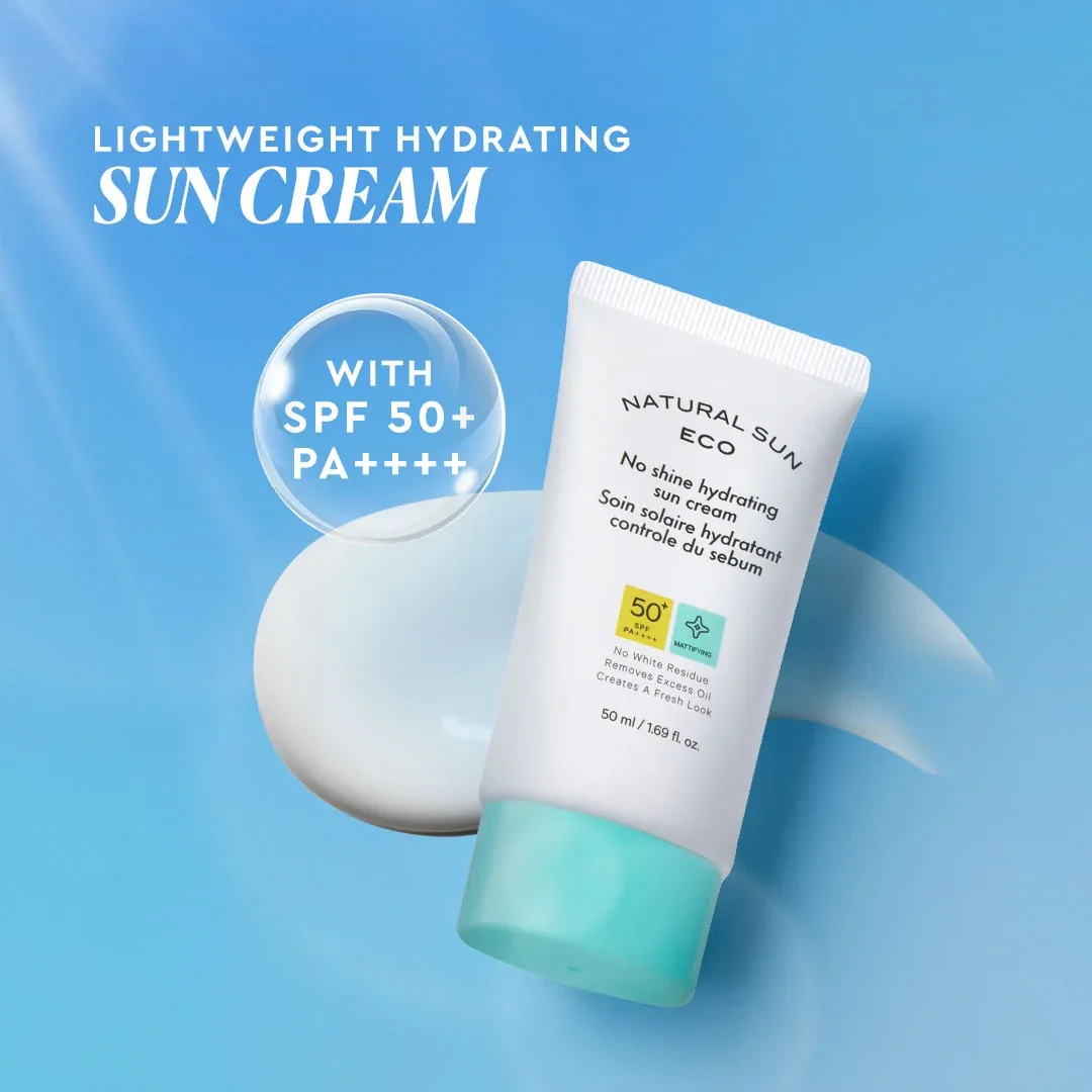 NaturalSun Eco No Shine Hydrating Sun Cream 50 ml