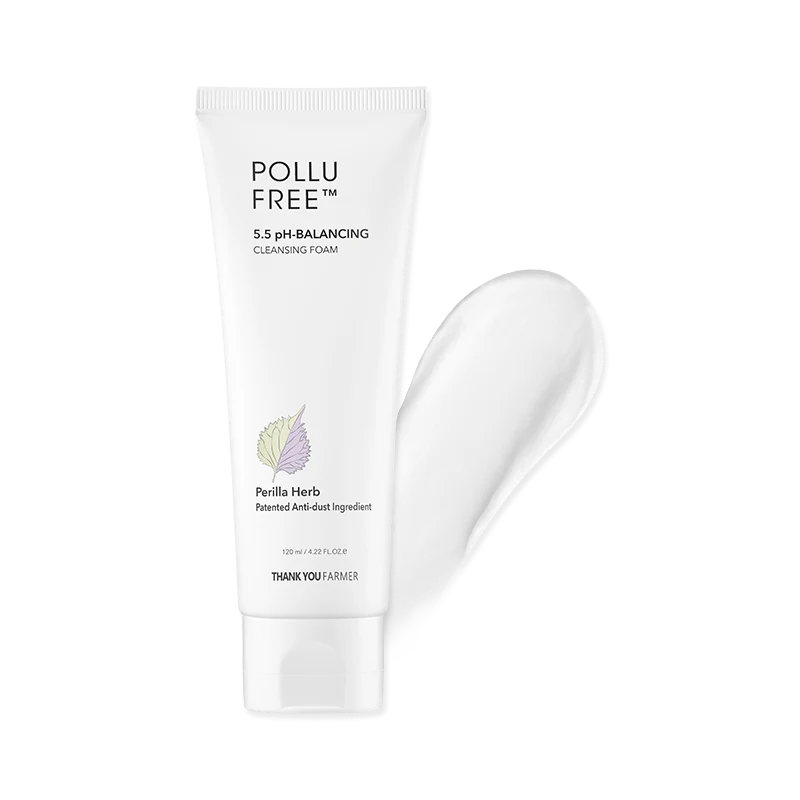 PollufreeTM 5.5 pH-Balancing Cleansing Foam - 120ml