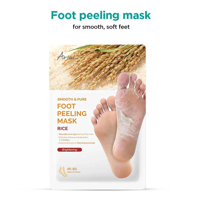 Smooth & Pure Foot Peeling Mask Nourishing (Rice) 34g