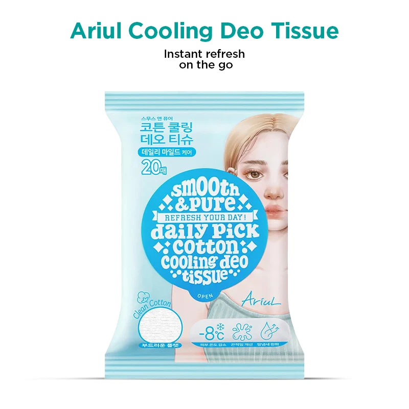 Smooth & Pure Cotton Cooling Deo Tissue