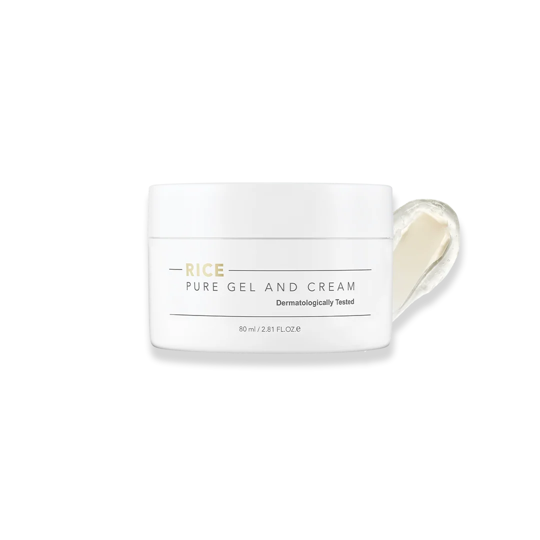 Rice Pure Gel and Cream - 80ml
