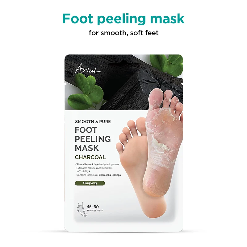 Smooth & Pure Foot Peeling Mask Purifying (Charcoal) 34g