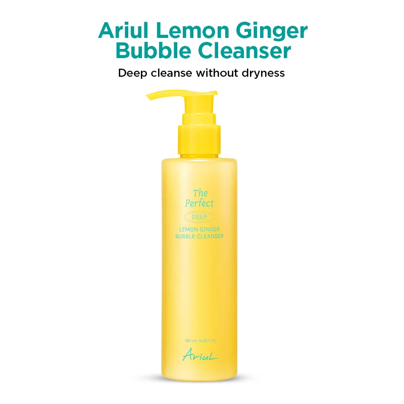 The Perfect Lemon Ginger Bubble Cleanser 180ml