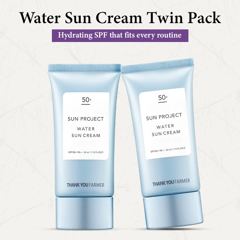 Water Sun Cream Twin Pack